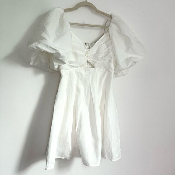 NEW ASTR The Label SERILDA CUTOUT PUFF SLEEVE MINI DRESS - Picture 17 of 17